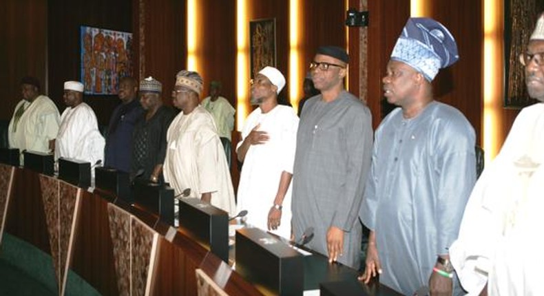 APC Governors meet Buhari