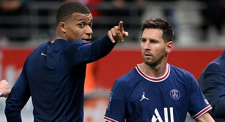 Will Real Madrid target Kylian Mbappe be lining up alongside Lionel Messi at Paris Saint-Germain this season? Creator: FRANCK FIFE