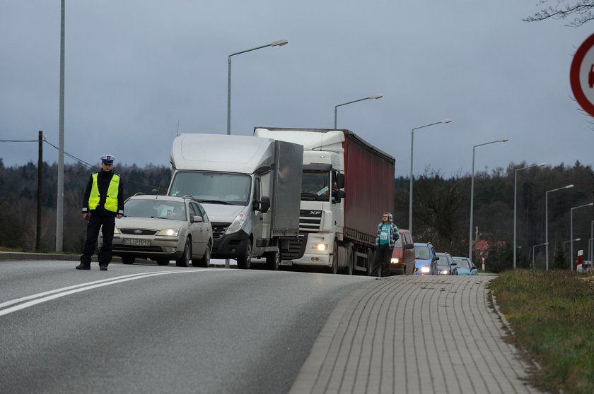 Blokada drogi nr 8