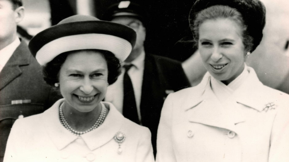 Elżbieta II i księżniczka Anna w Ottawie w 1970 r.