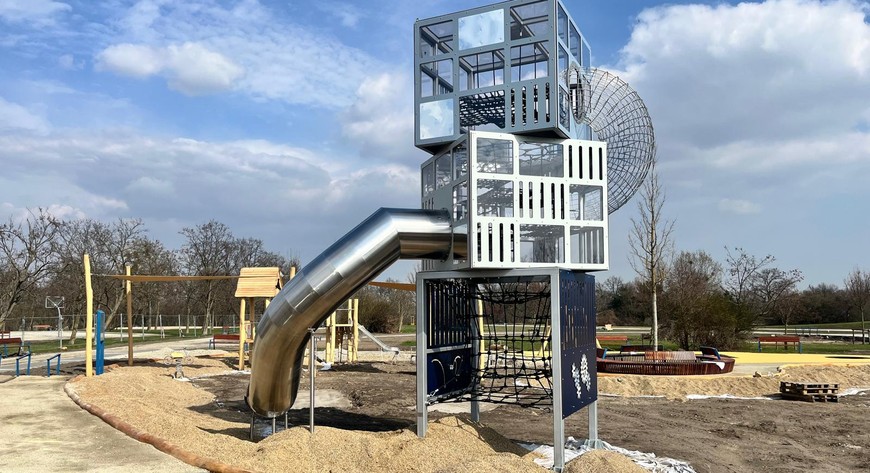 Górka Szczepińska - linarium i zjeżdżalnia