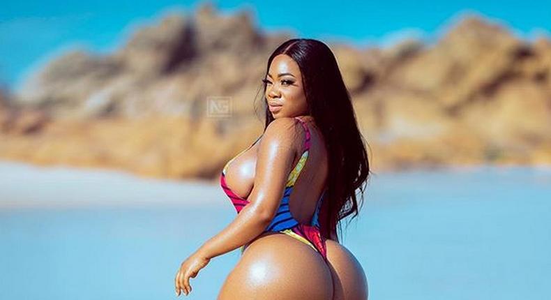 Moesha Boduong stages social media comeback with hot swimming pool video 