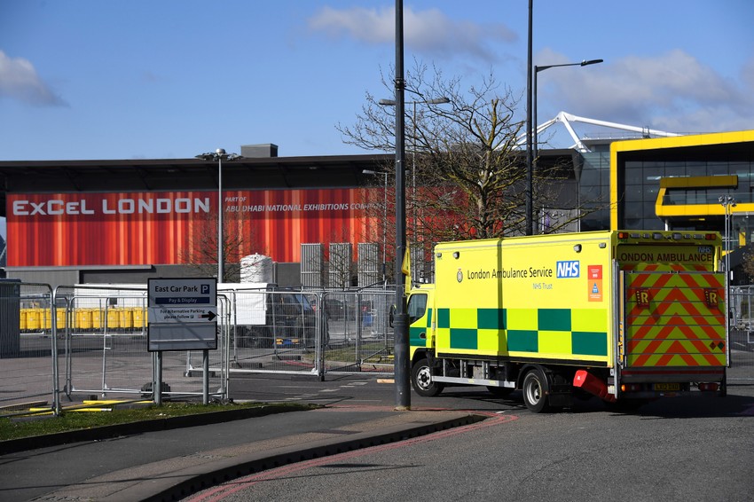 Jedna od privremenih bolnica u Britaniji