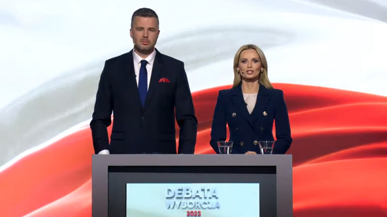 Debatę wyborczą w TVP poprowadzili Anna Bogusiewicz-Grochowska i Michał Rachoń