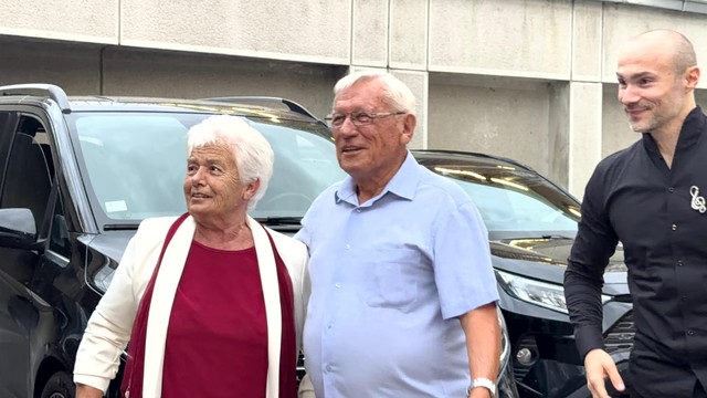 Milanče Radosavljević sa suprugom
