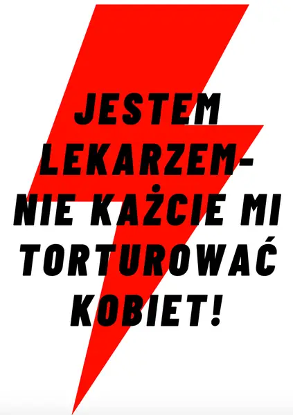 Kartka na drzwi gabinetów lekarskich