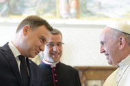 Andrzej Duda, papież Franciszek, Mirosław Wachowski