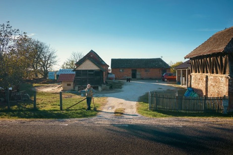 Kuća na selu - Ilustracija