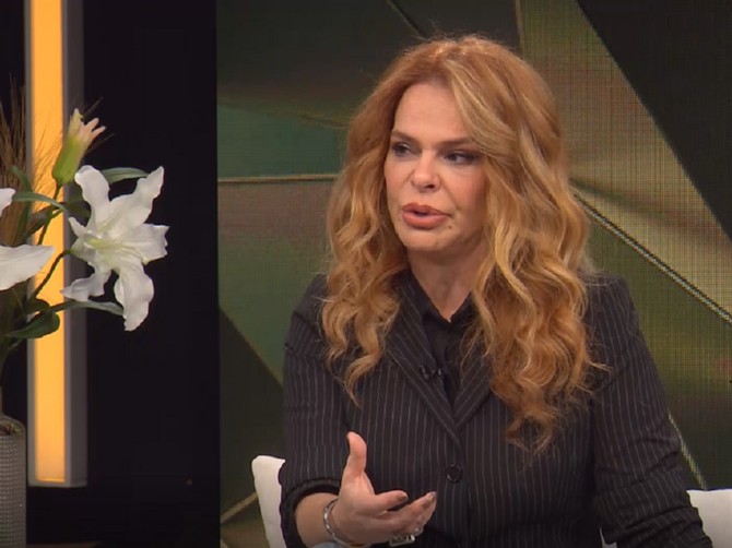 Glumica Srna Lango u emisiji "Blic žena studio"
