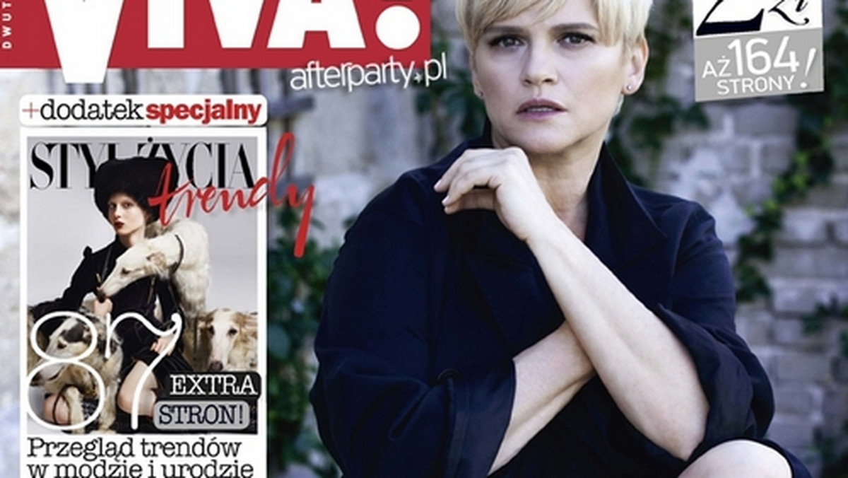 Katarzyna Figura na okładce "VIVY"