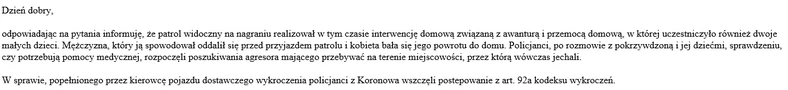 Sprawą zajęli się policjanci z Koronowa (woj. kujawsko-pomorskie)