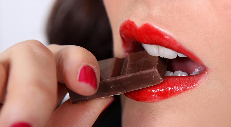 Ez történik, ha csokit eszel. Fotó: Shutterstock