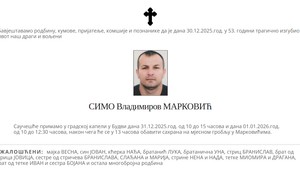 Čitulja ubijenom škaljarcu