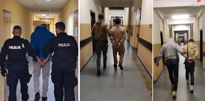 Policjanci nakryli go na gorącym uczynku. 30-latek próbował zepchnąć ich ze schodów