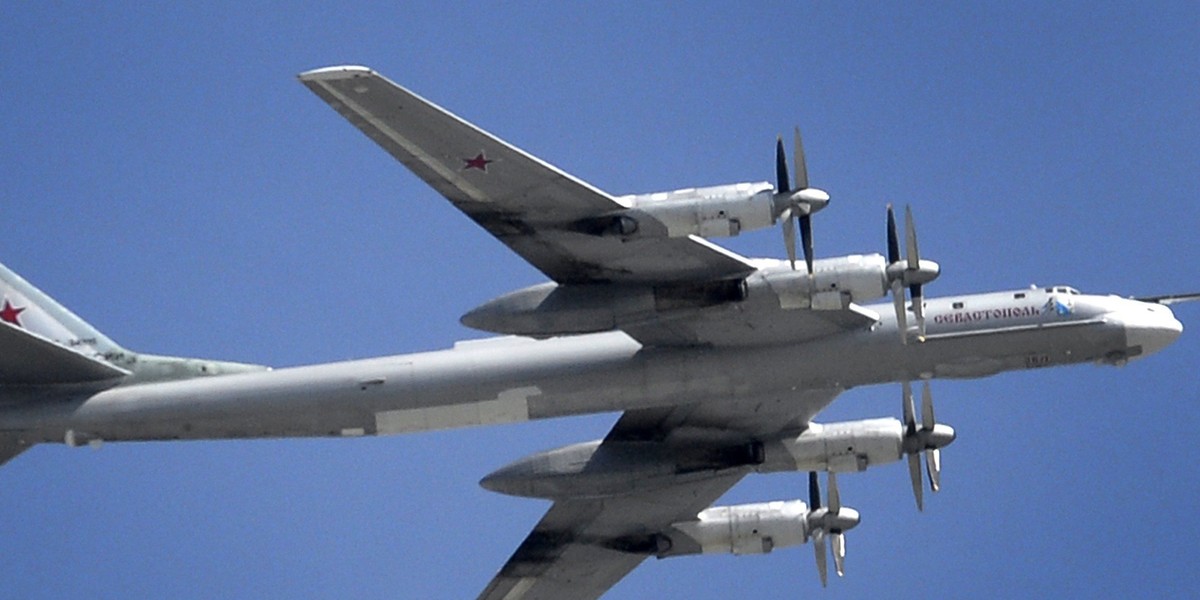 Rosyjski samolot TU-95