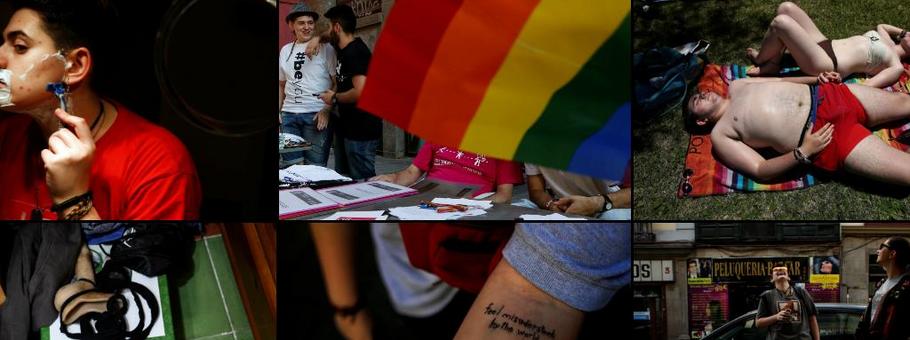 Fotoreportaż. Hiszpański nastolatek transseksualista 