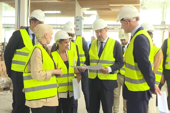Salvini obišao Ekspo gradilište u Surčinu: Italija pravi spektakl - veliki prostor, novi koncept, posebna lokacija paviljona  (FOTO/VIDEO)