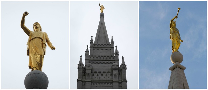 Čuvena statua Džozefa Smita Anđeo Moroni ostala je bez trube