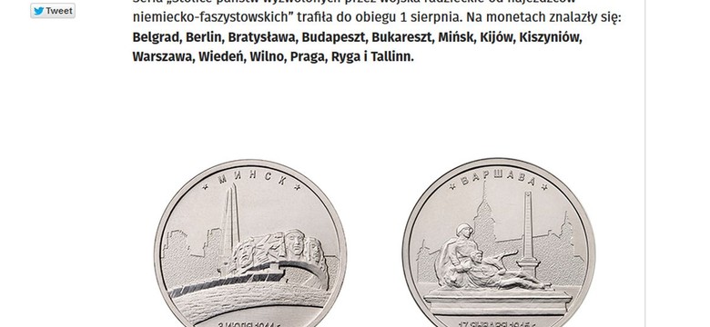 Monetarna wojna hybrydowa? Rosja wypuszcza kontrowersyjne pięciorublówki. Warszawa, Wilno, Mińsk...