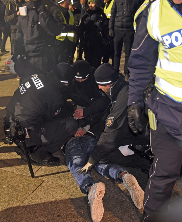 Mężczyzna zatrzymany przez policję w Kolonii