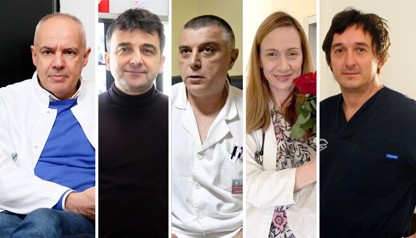 Zoran Radojičić, Miroslav Đorđević, Slobodan Milisavljević, Milena Srbić i Dragan Savić