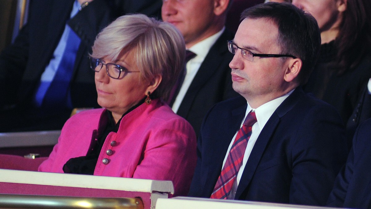 Julia Przyłębska i Zbigniew Ziobro