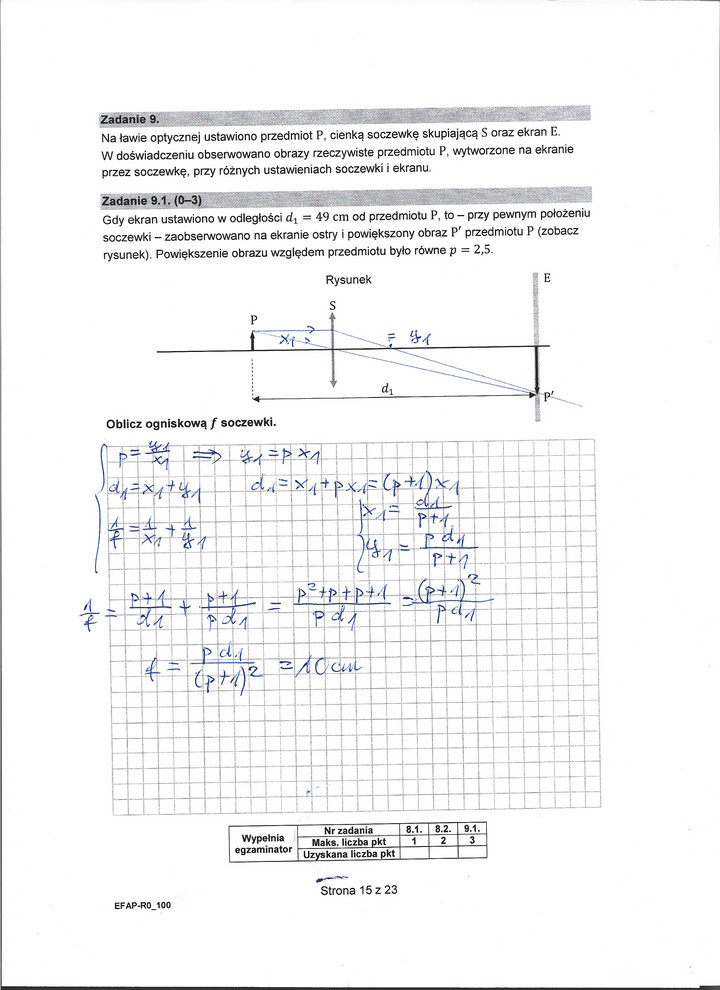 Zadanie 9.1. Rozwiązanie