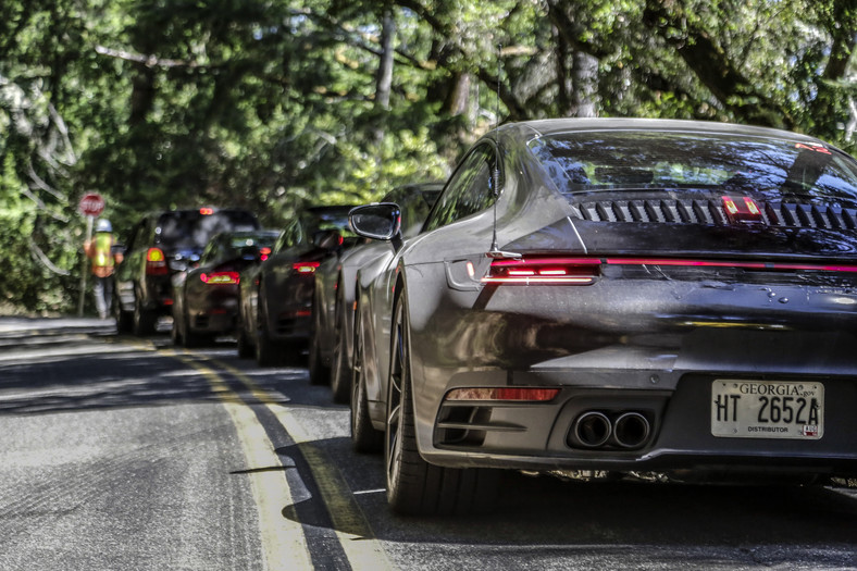 Nowe Porsche 911 podczas testów