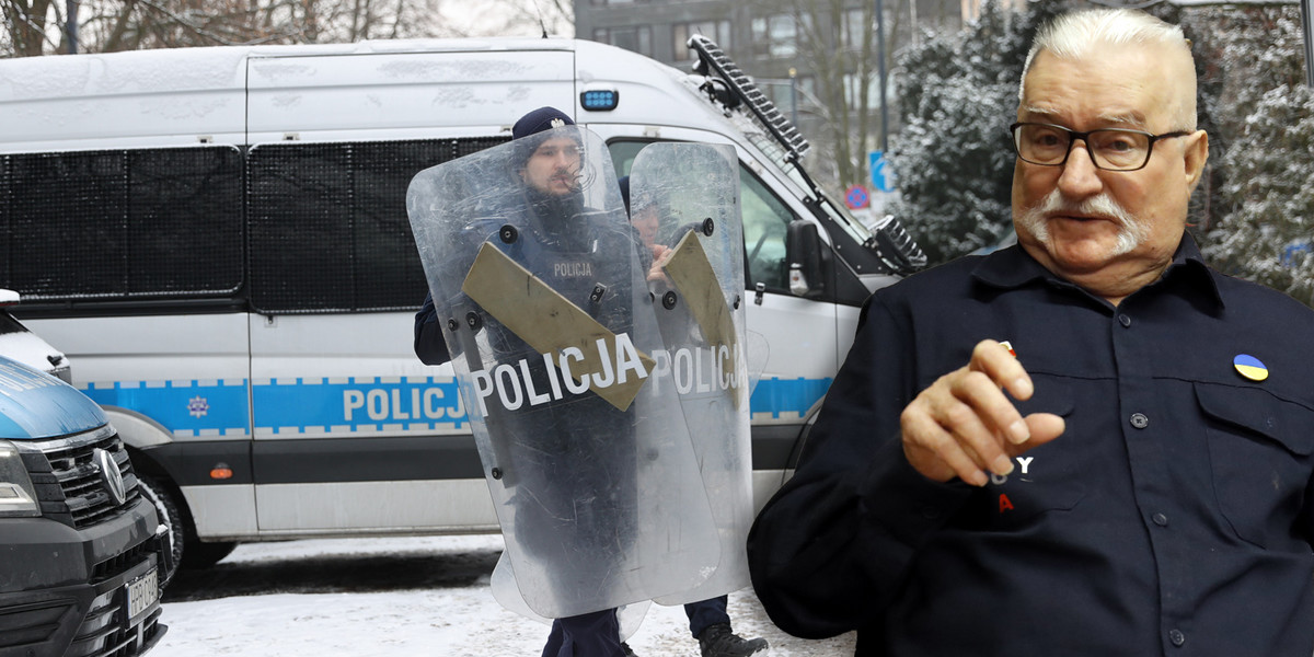 Lech Wałęsa zabrał głos na temat protestu PIS 11 stycznia.