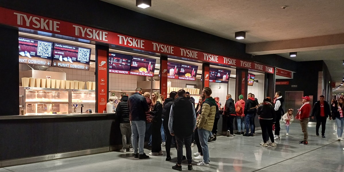 Polska Portugalia. Ceny jedzenia i picia podczas meczu na PGE Narodowym