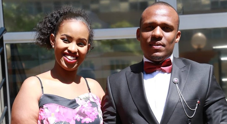 Ben Kitili with his Wife Amina Mude (Instagram)