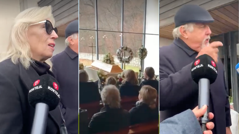 Posledná rozlúčka s Oľgou Feldekovou.