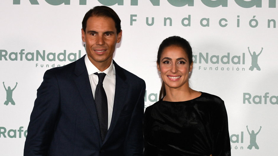 Rafael Nadal z żoną
