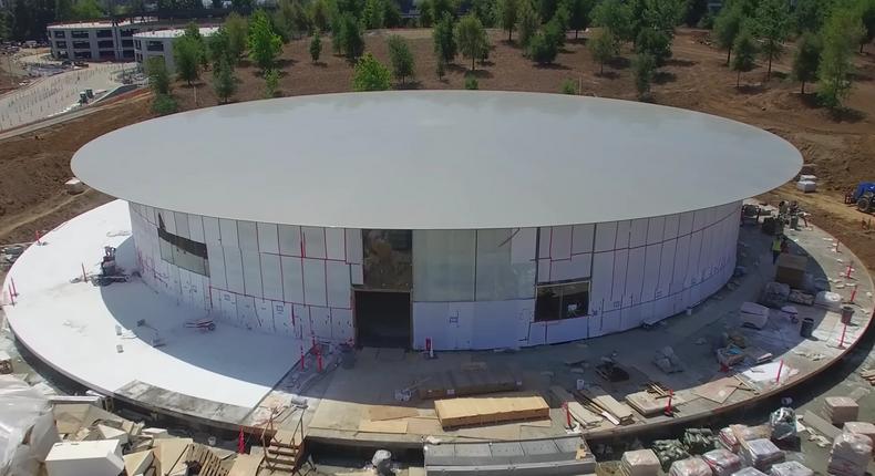 The Steve Jobs Theater.