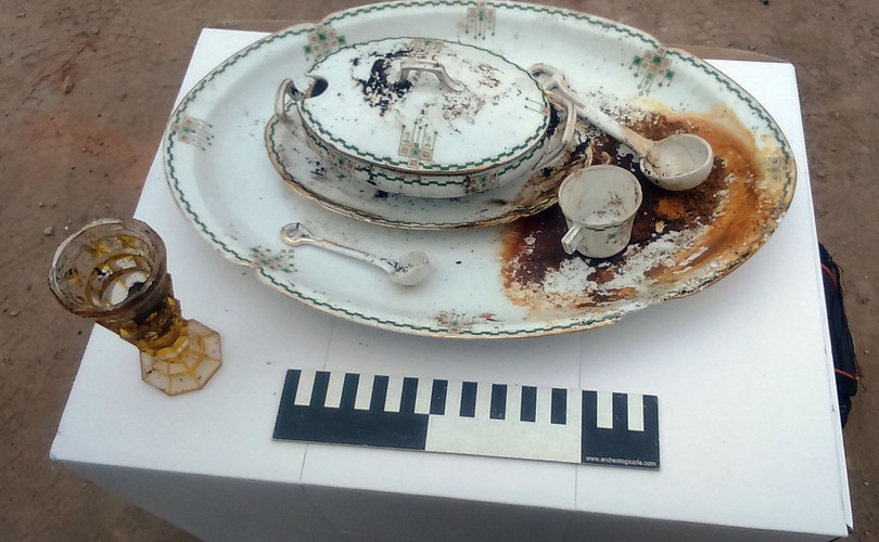 'SKARBY' WYKOPANE PRZY UL. WIEJSKIEJ, OBOK SEJMU