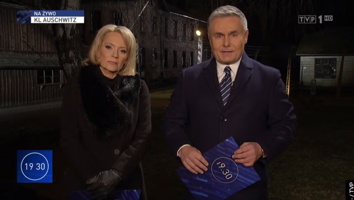 Poprowadziła specjalne wydanie programu "19.30" z Markiem Czyżem. Kim jest Kasia Madera? (screen TVP)