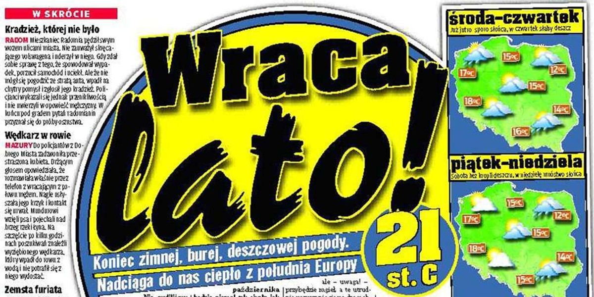 Wraca lato!