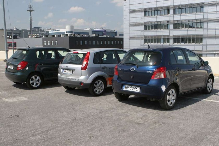 auto, samochód, test, Ford Fiesta V, Skoda Fabia II, Toyota Yaris II