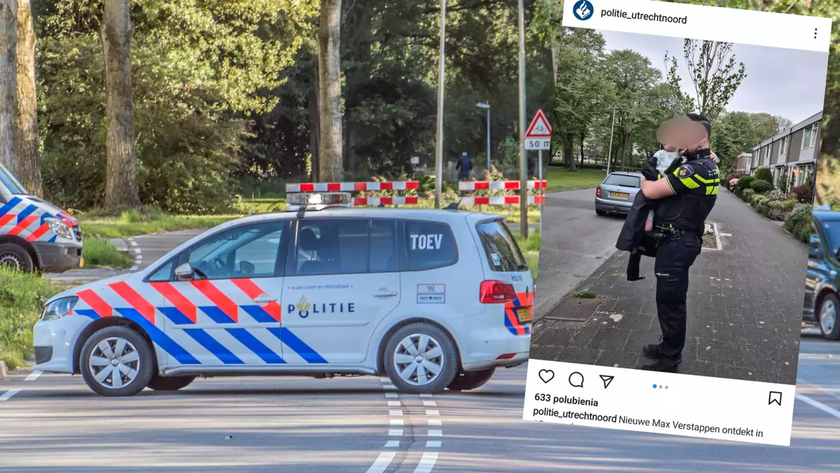 Chłopiec szedł boso po mieście. Policjanci odkryli, co zrobił wcześniej (fot. instagram.com/@politie_utrechtnoord)