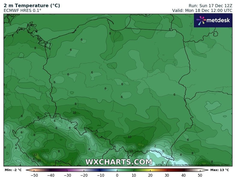 Na południu temperatura może przekroczyć dziś 10 st. C