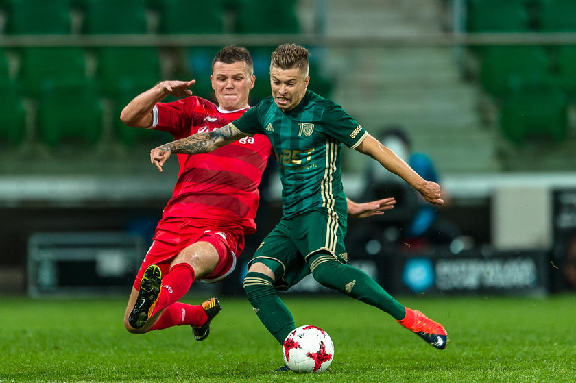 Pilka nozna. Ekstraklasa. Slask Wroclaw - Lechia Gdansk. 28.07.2017