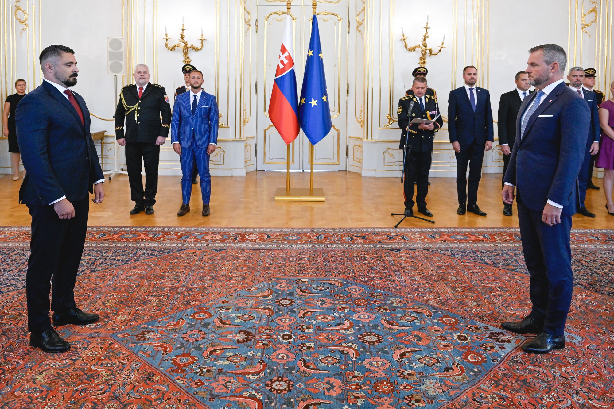 Prezident Peter Pellegrini vymenoval na post nového riaditeľa SIS Pavla Gašpara.