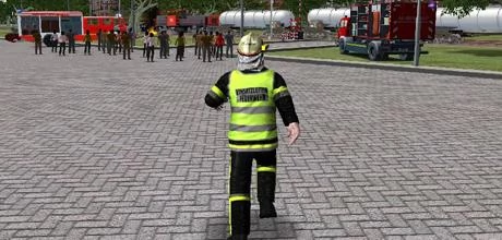 Screen z gry "Feuerwehr Simulator 2010"