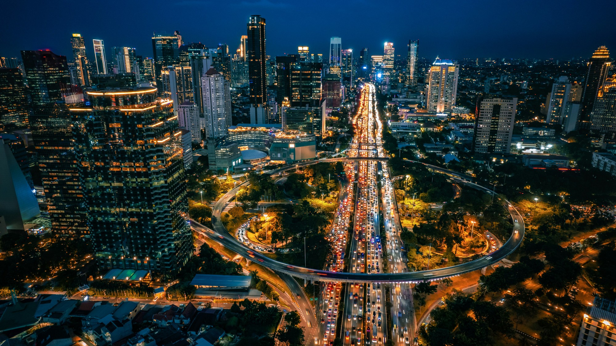 Jakarta, metropola Indonézie.