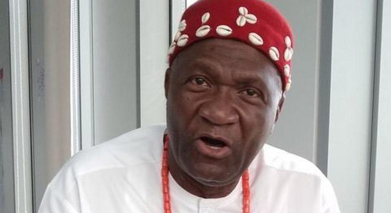 Nnia Nwobodo, President-General of Ohanaeze Ndigbo urges the Federal Government to stop marginalizing the Igbos in Nigeria.  (Vanguard)