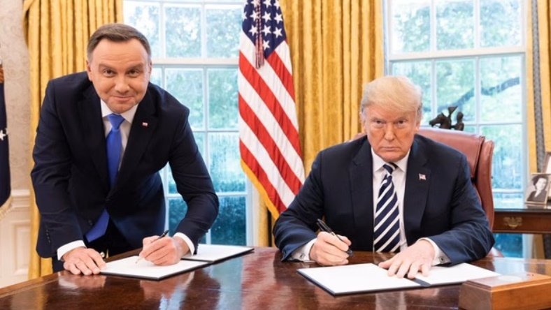 Andrzej Duda i Donald Trump