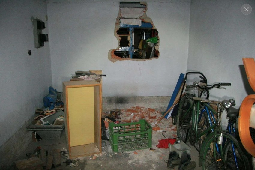 Garaža iz koje je provaljeno