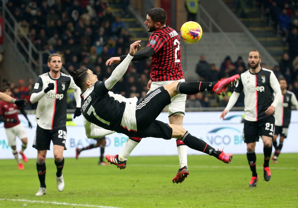 Cristiano Ronaldo i Davide Calabria