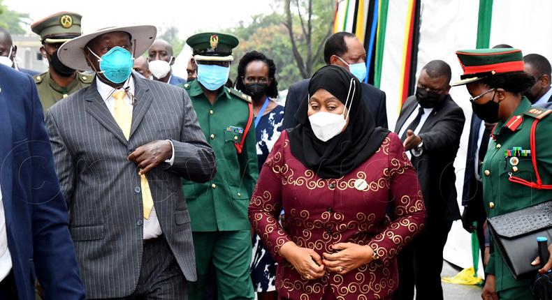 President of Uganda and President of Tanzania