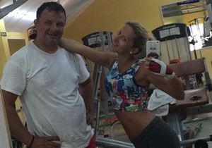 Cipka sa pokojnim suprugom